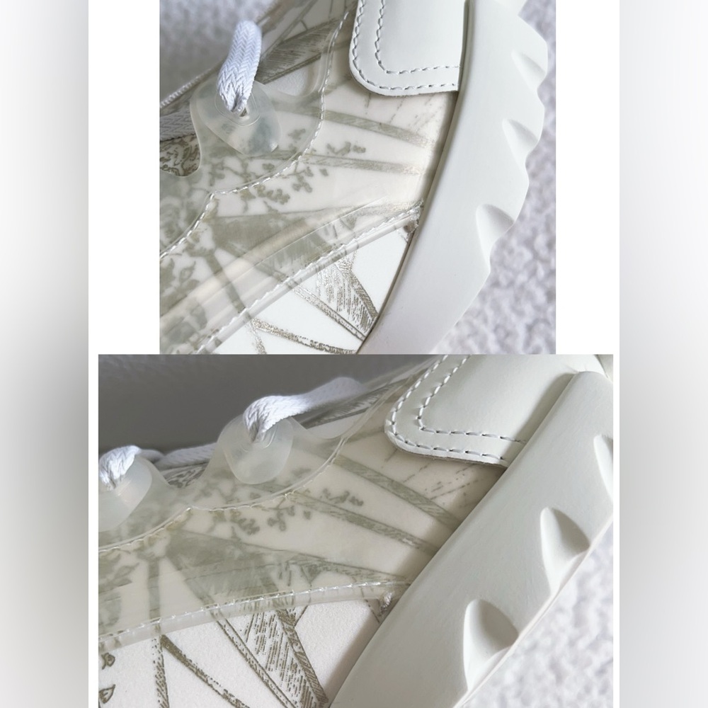 Authentic Christian Dior Women’s D-Connect Sneakers Printed Technical Fabric - Picture 7 of 16